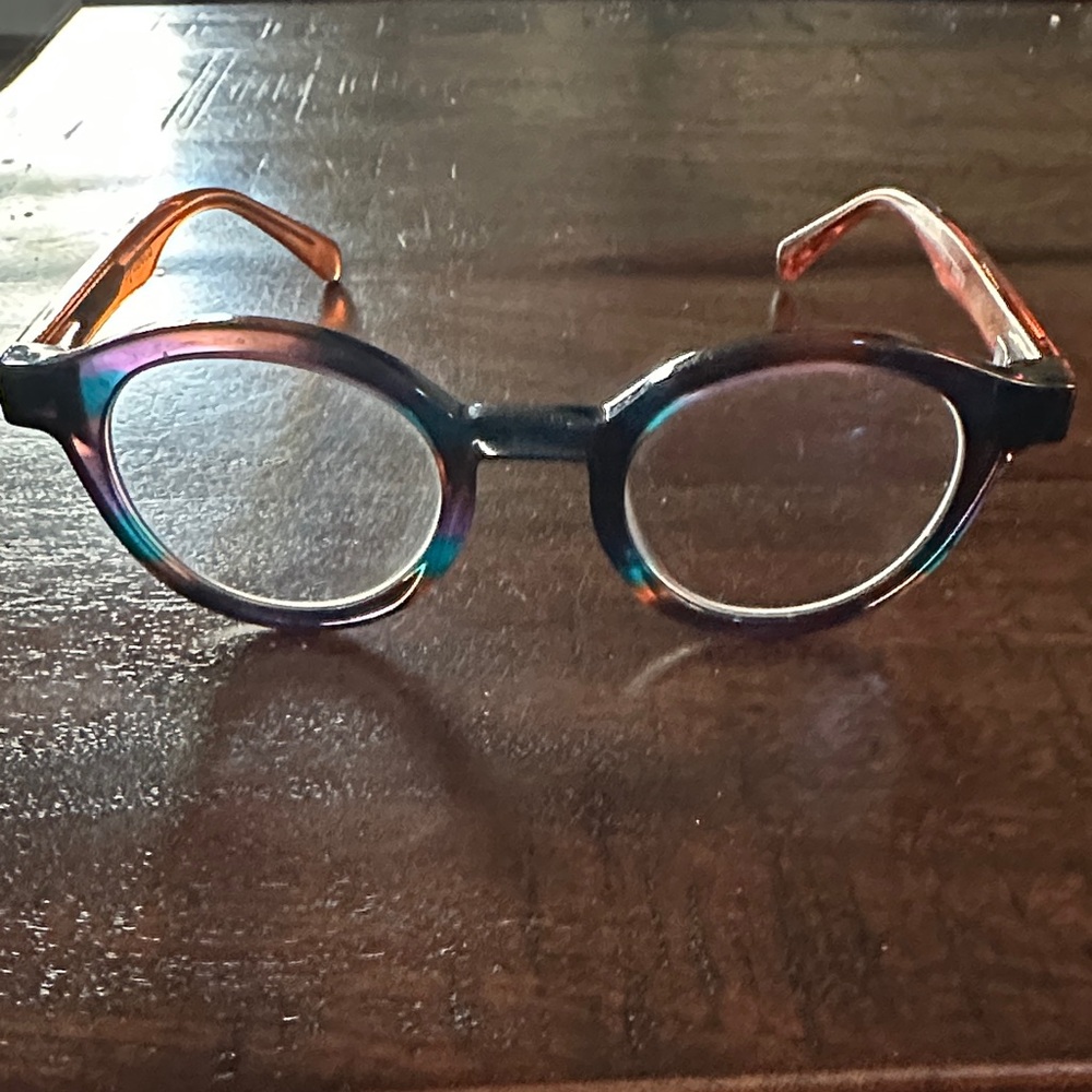 Eyebobs reading glasses: TV PARTY frame, power 1.25